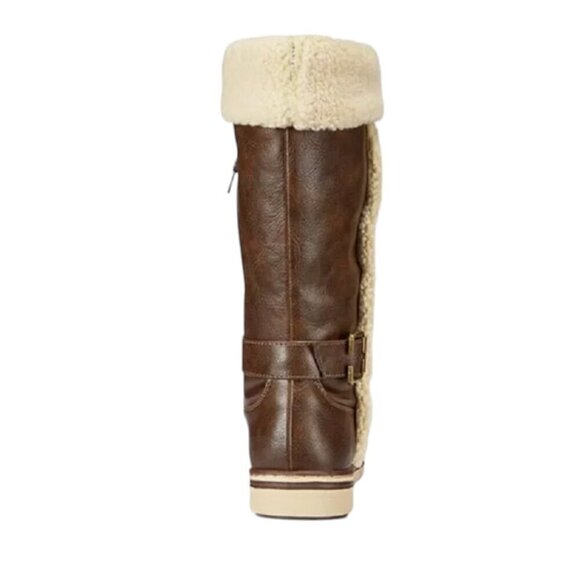 Cliffs by White Mountain Kesha Round Toe Brown Boots 10 - Picture 2 of 15